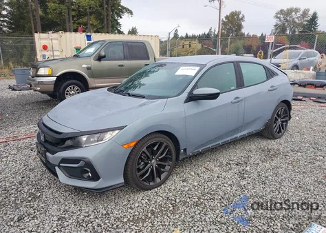 2020 Honda Civic Sport из США, поврежденный, VIN SHHFK7H42LU405267